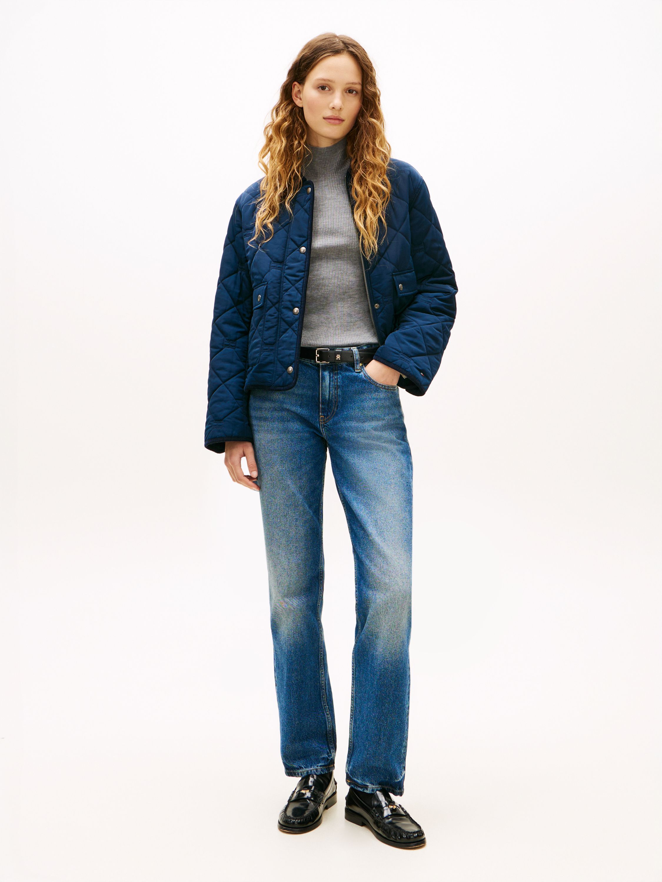 Übergangsjacke gesteppt - C1G-BLUE - Blau