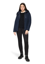 Wendejacke mit Kapuze - 8538-Deep Navy - Blau