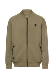 Sweatjacke Regular Fit - 35-Deep Olive - Grün