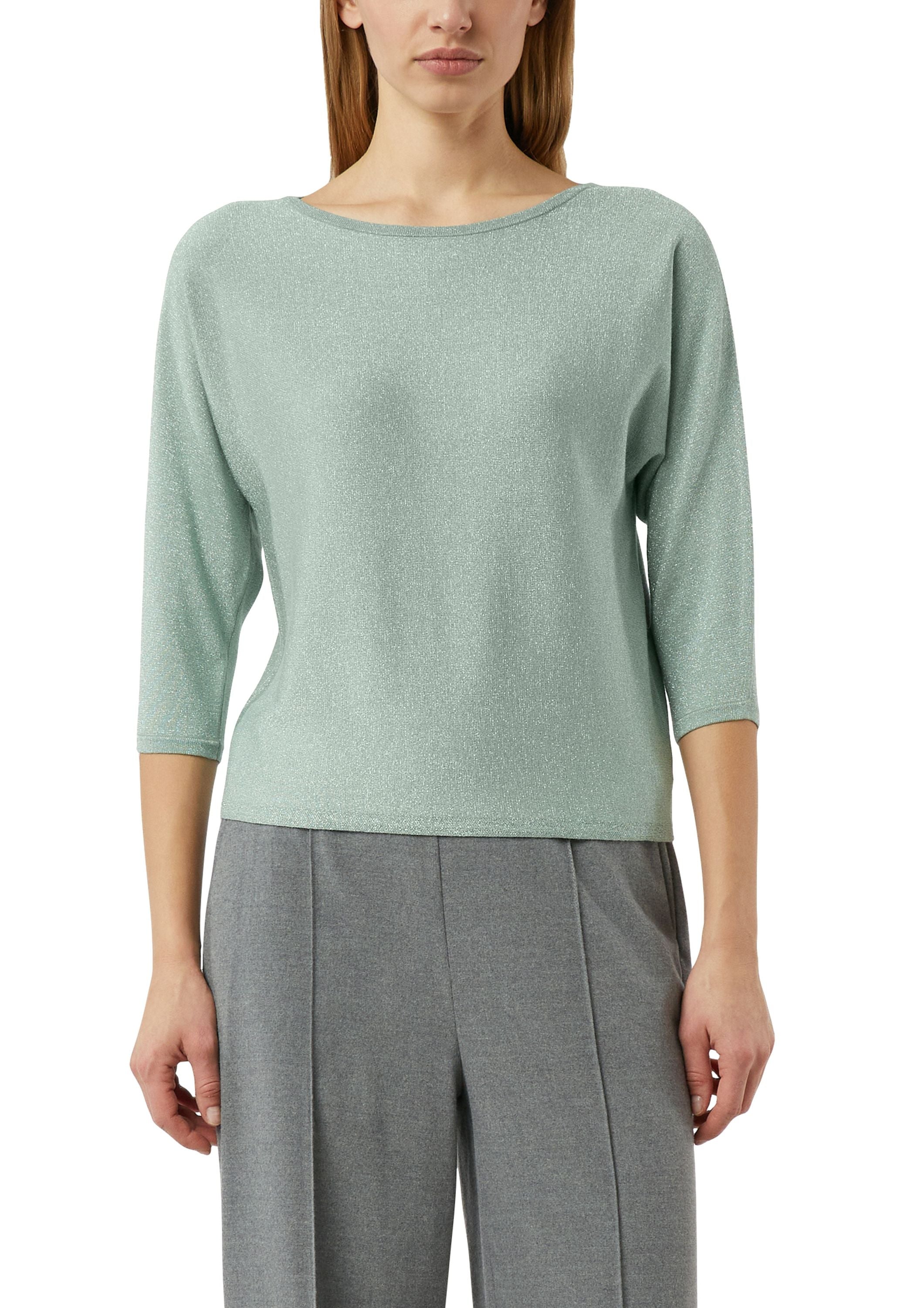 Strickpullover aus Viskosemix - 6211-BLUE GREEN - Grün