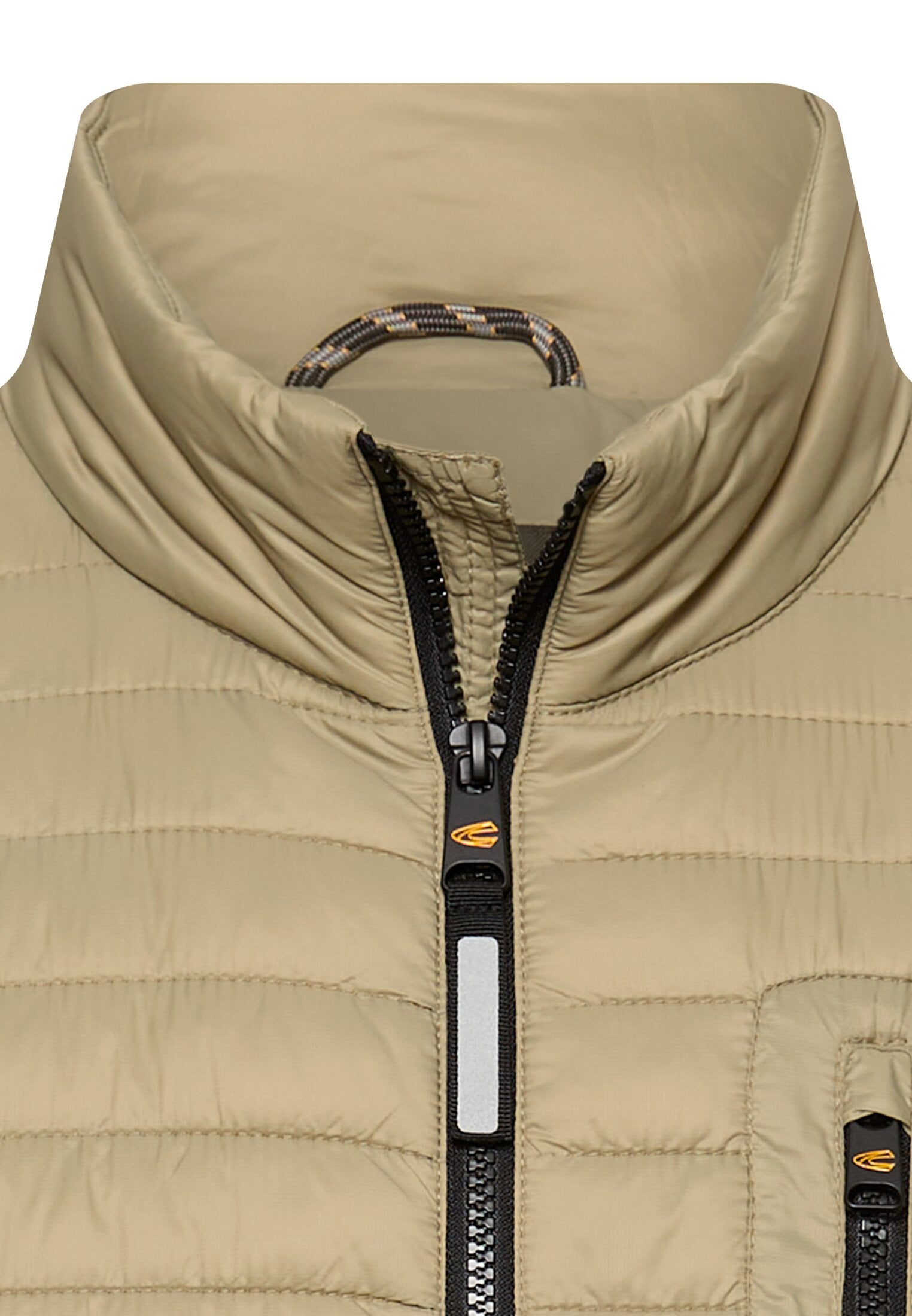 Steppjacke mit Stehkragen - 31-Khaki - Khaki