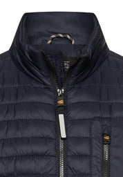 Steppjacke mit Stehkragen - 48-Dark Navy - Blau