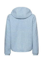 Teddy-Fleecejacke mit Kapuze - 41-Light Blue - Blau