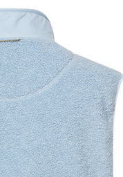 Teddy-Weste mit Stehkragen - 41-Light Blue - Blau