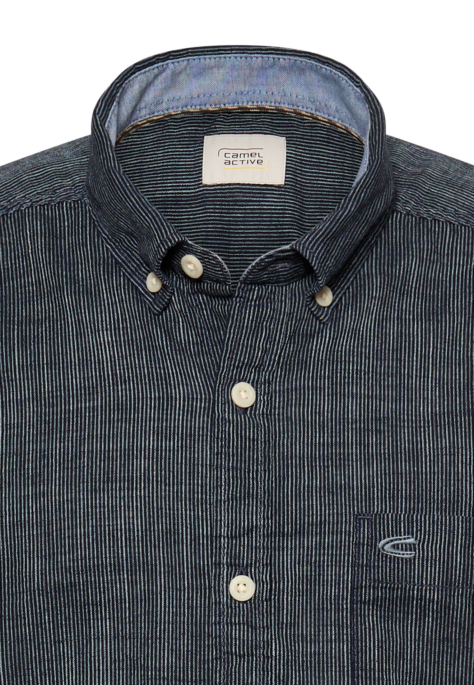 Freizeithemd Regular Fit aus Baumwolle - 48-Dark Navy - Blau