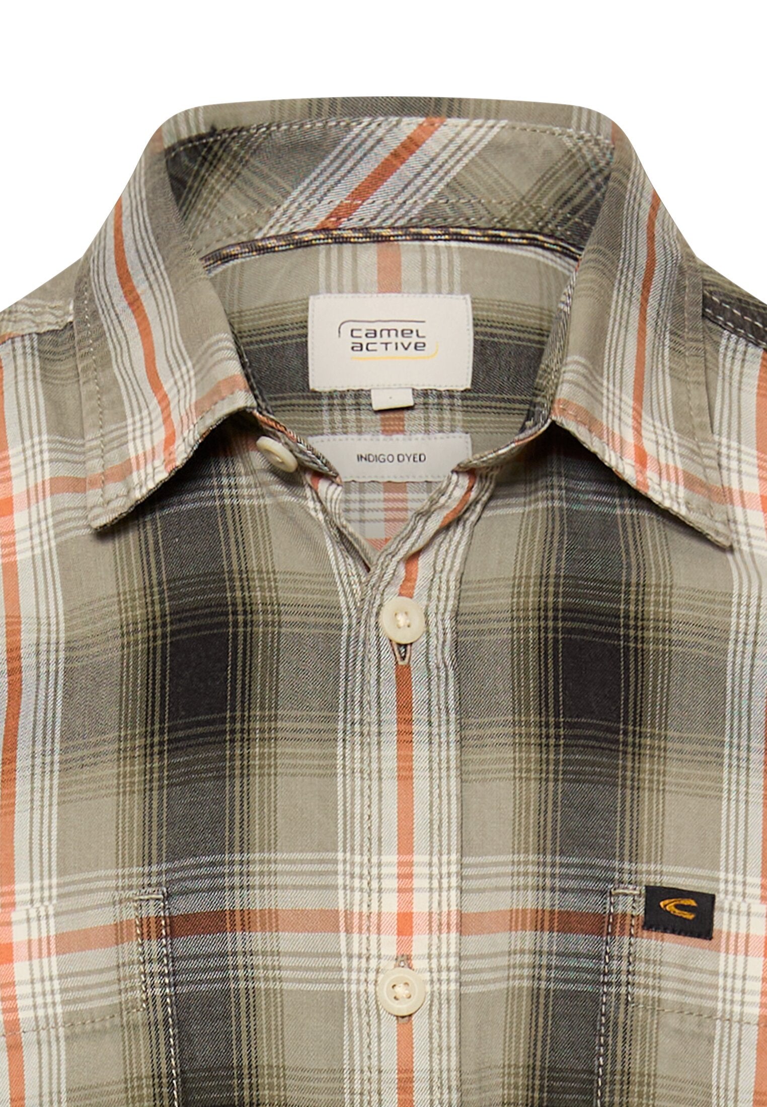 Freizeithemd Regular Fit aus Baumwolle - 66-Burned Orange - Orange