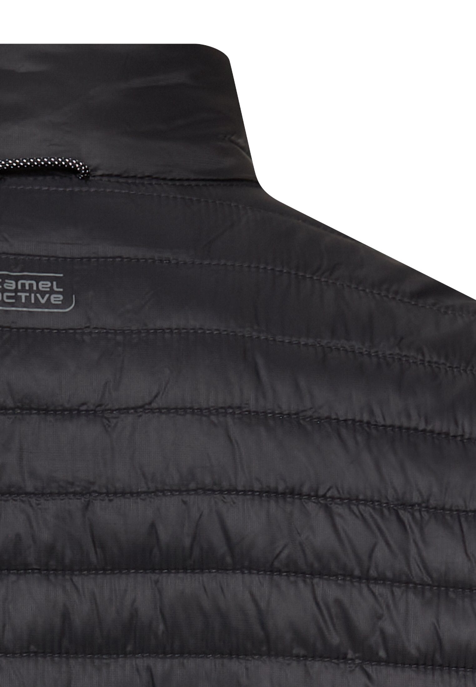 Steppjacke mit Stehkragen - 88-Asphalt - Schwarz