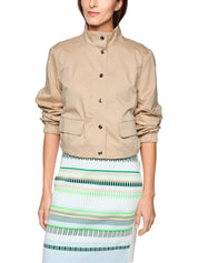 Übergangsjacke mit Stehkragen - 610 - Beige