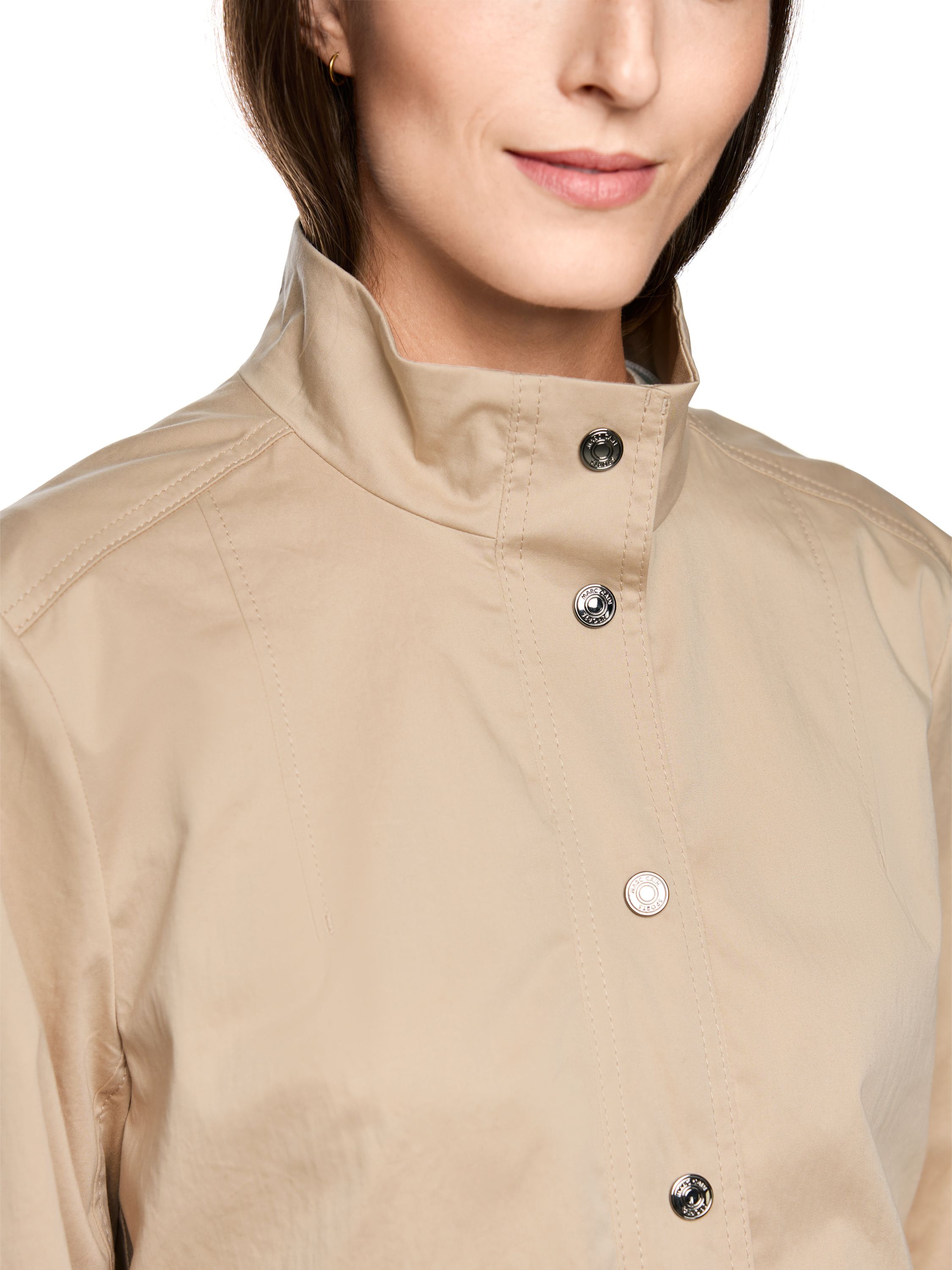 Übergangsjacke mit Stehkragen - 610 - Beige