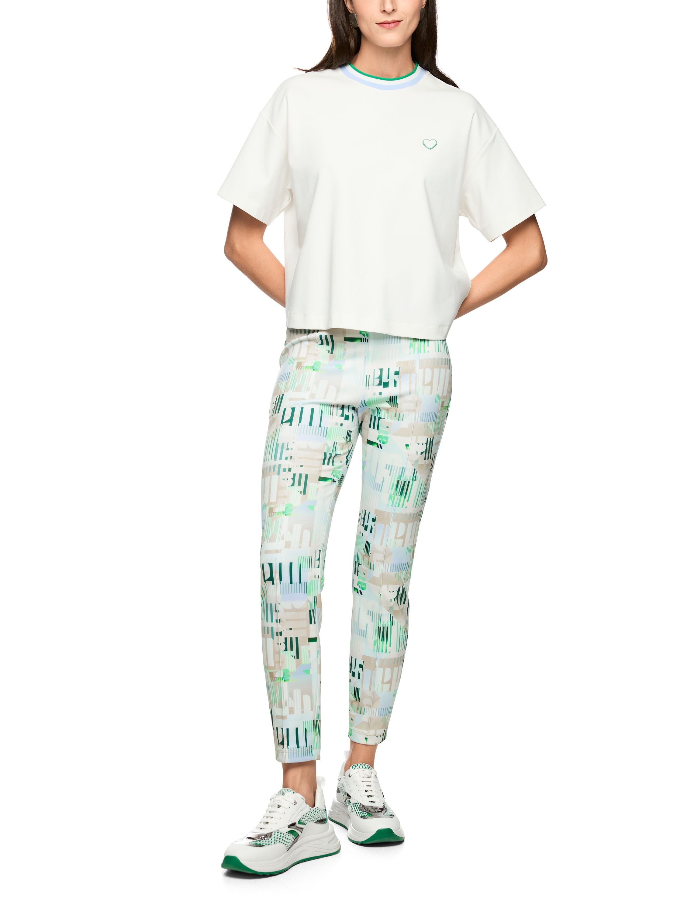 Hose SOFIA aus Scubajersey - 316 - Grün