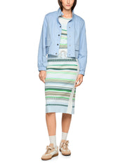 Übergangsjacke mit Stehkragen - 316 - Blau