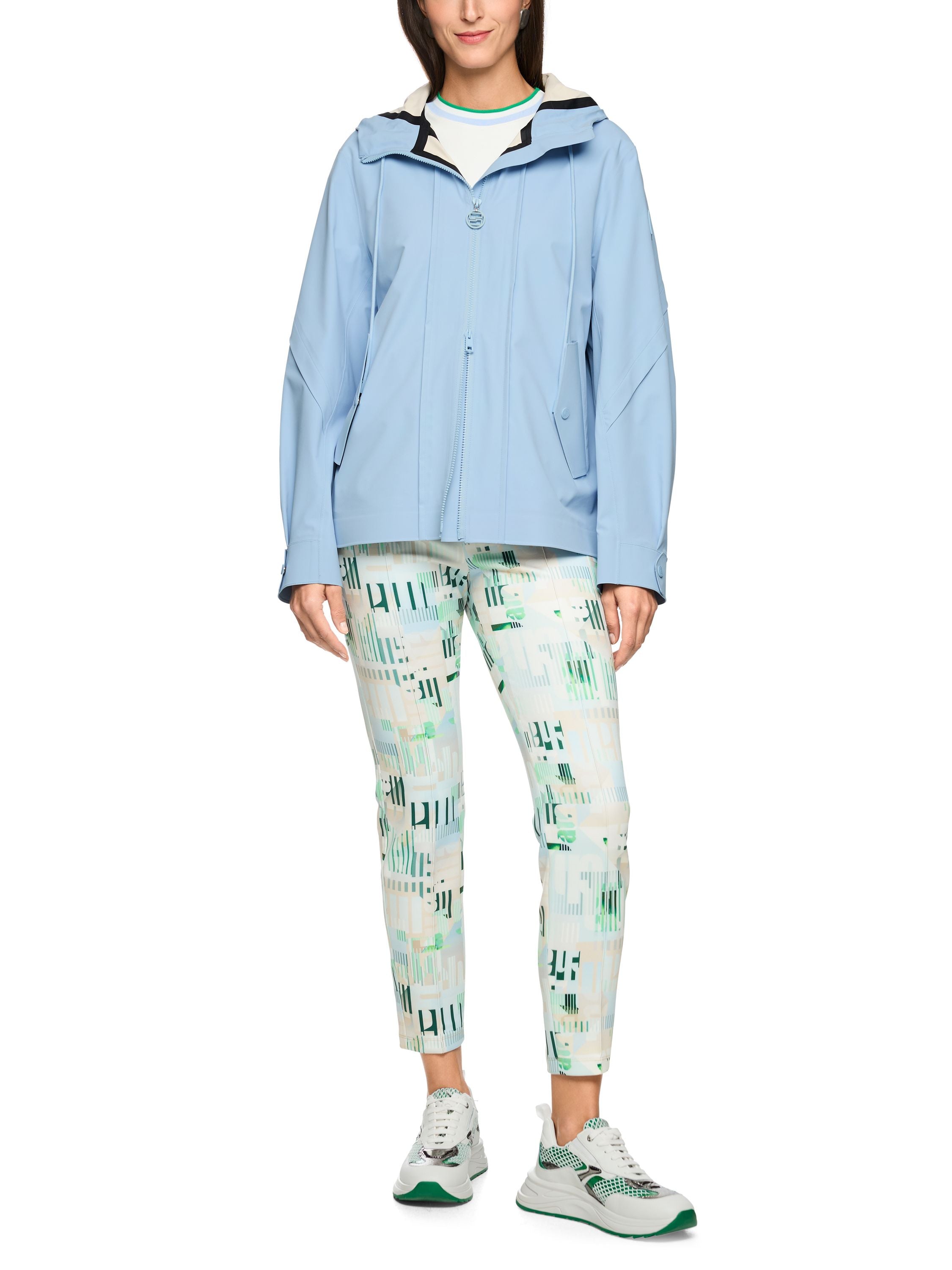 Übergangsjacke mit Kapuze - 316 - Blau