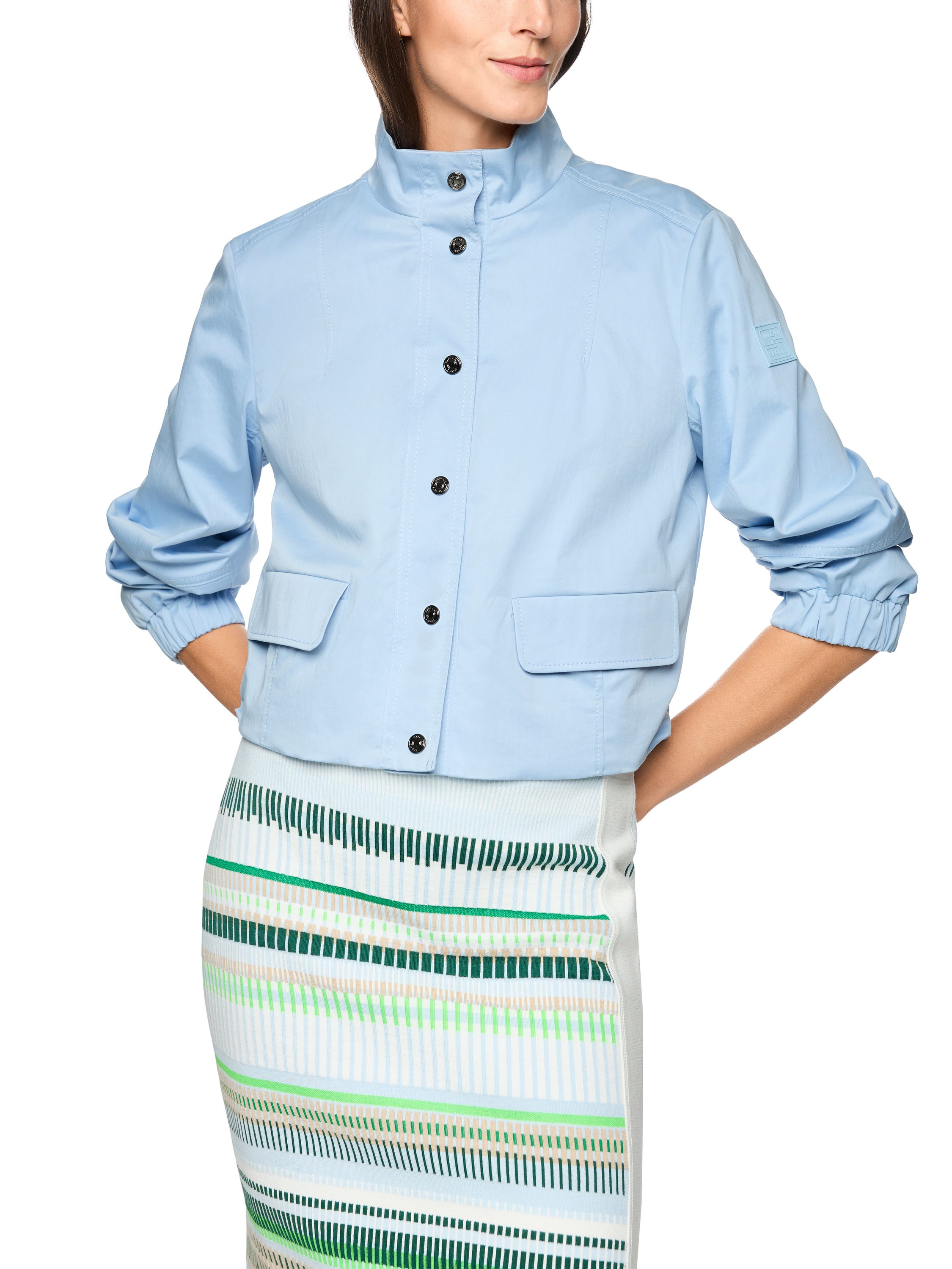 Übergangsjacke mit Stehkragen - 316 - Blau