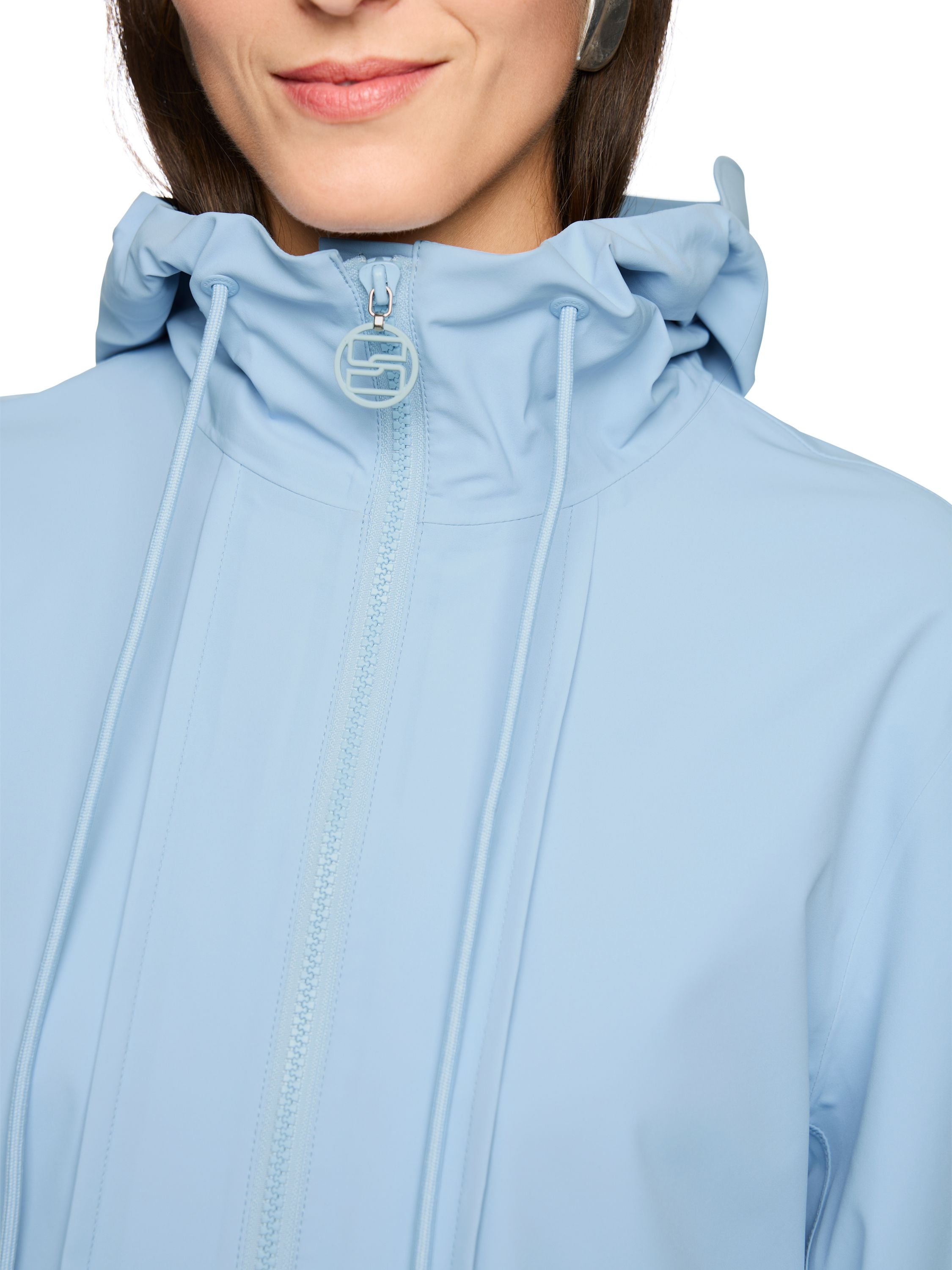 Übergangsjacke mit Kapuze - 316 - Blau
