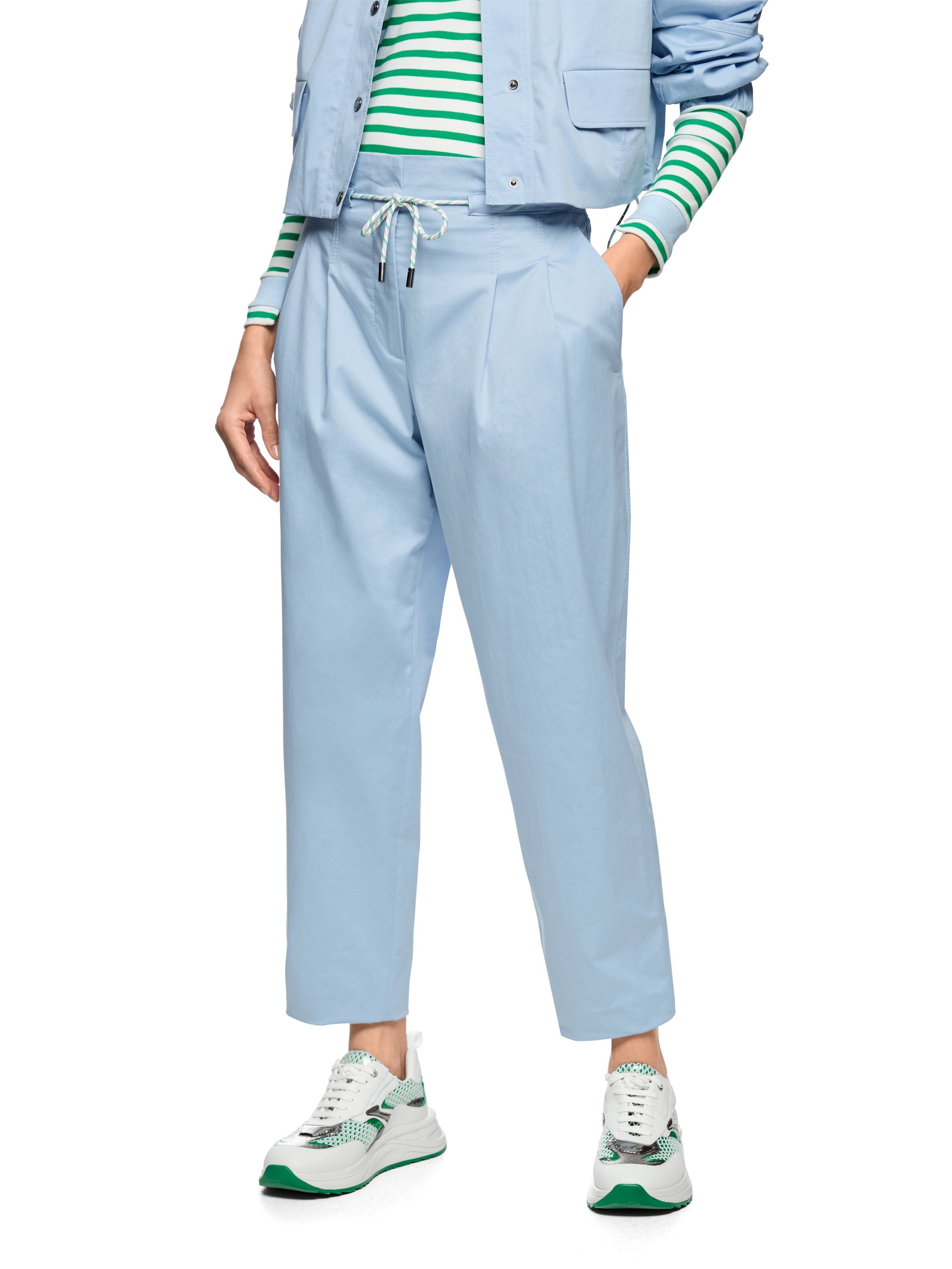 Chinohose FAQUS Feminine Fit - 316 - Blau