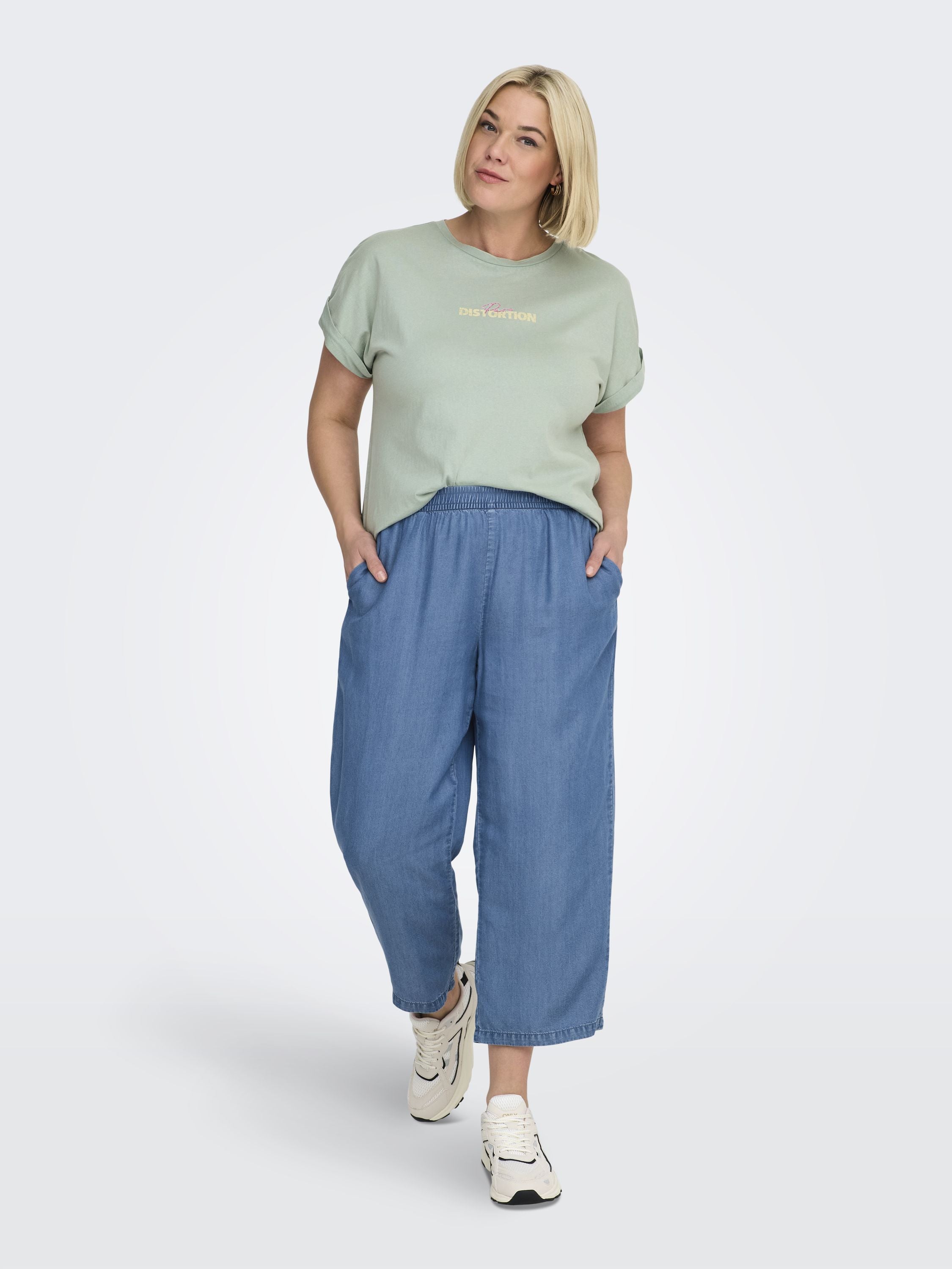 T-Shirt JOZI aus Baumwolle - Jadeite/Electric - Grün