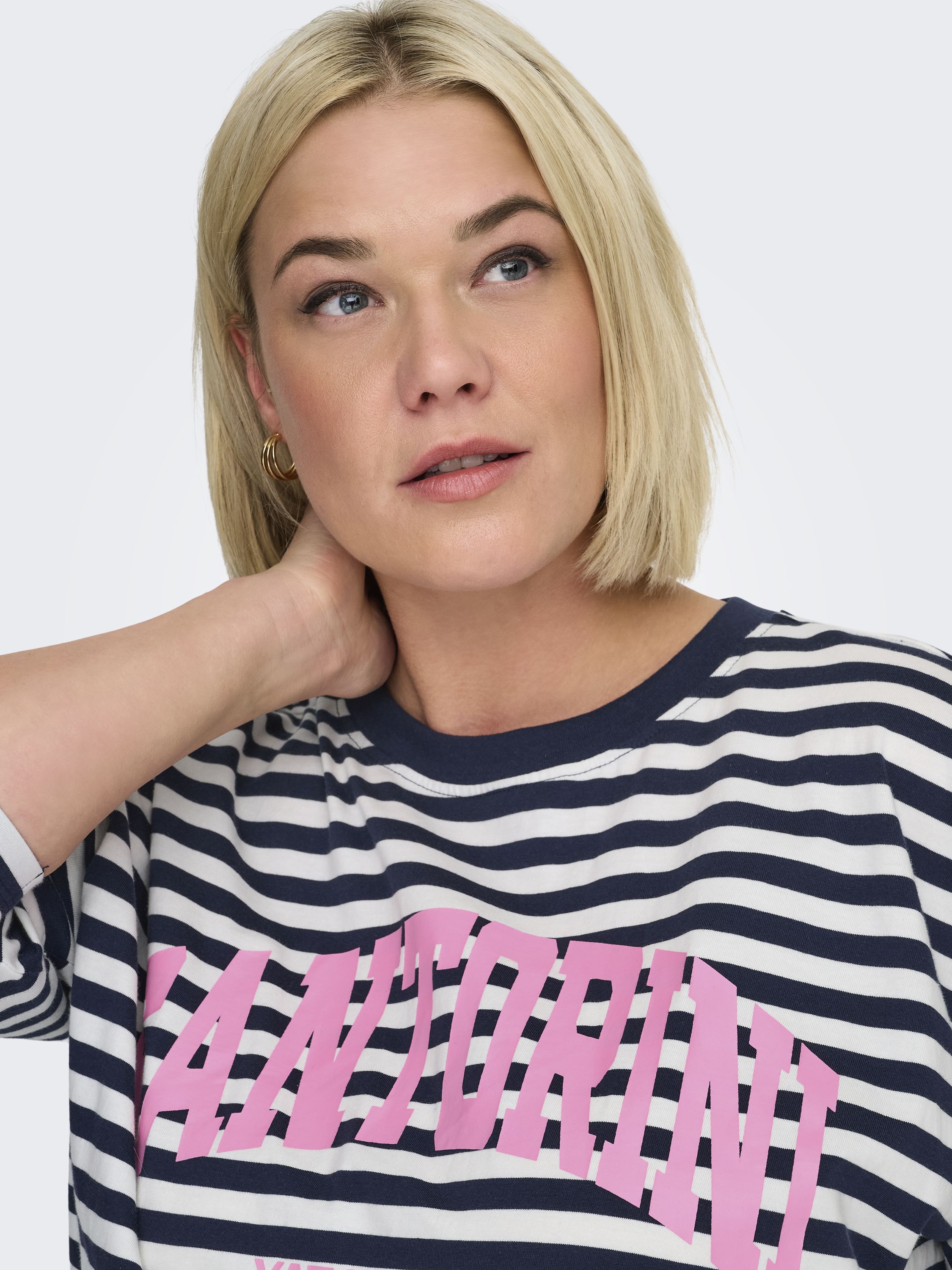 Langarmshirt aus Bio Baumwolle - Navy Blazer/Cloud Dancer - Schwarz | Weiß