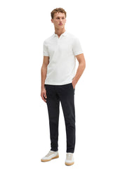 Poloshirt aus Baumwolle - 0163-White - Weiß