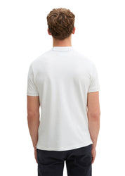 Poloshirt aus Baumwolle - 0163-White - Weiß
