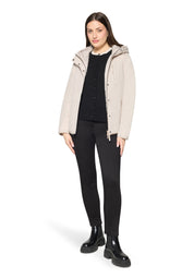 Wendejacke mit Kapuze - 9108-Chateau Gray - Beige