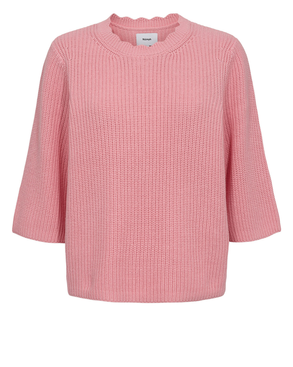 Strickpullover aus Baumwollmix - 2708 - Pink