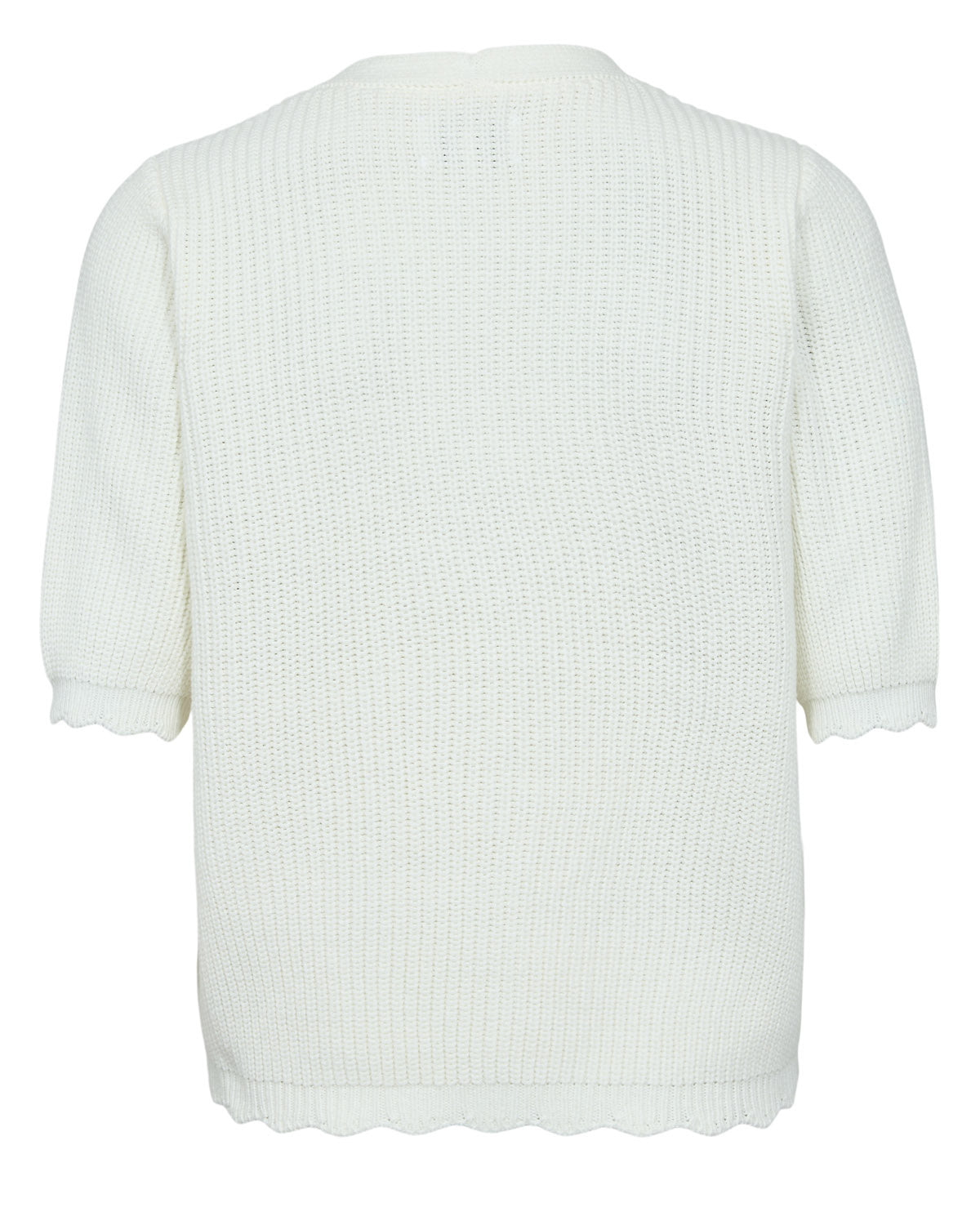 Strickcardigan aus Baumwollmix - 9001 - Creme