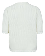 Strickcardigan aus Baumwollmix - 9001 - Creme