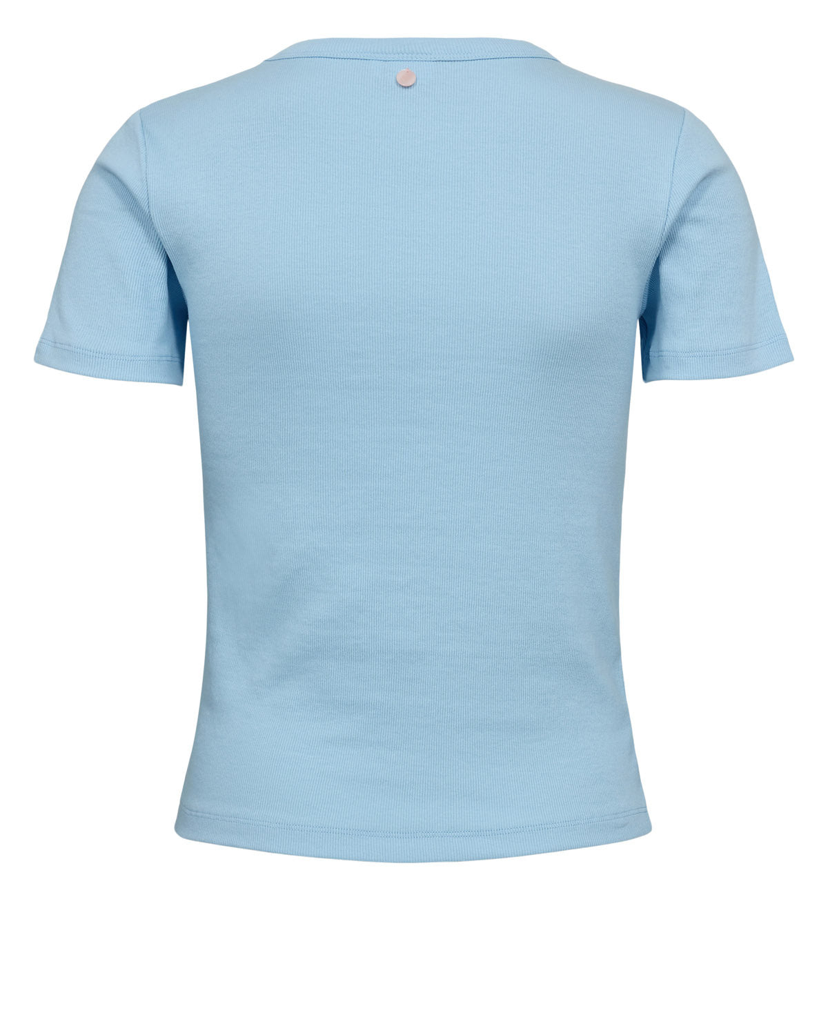 T-Shirt cropped aus Bio-Baumwolle - 3054 - Blau