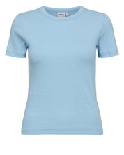 T-Shirt cropped aus Bio-Baumwolle - 3054 - Blau