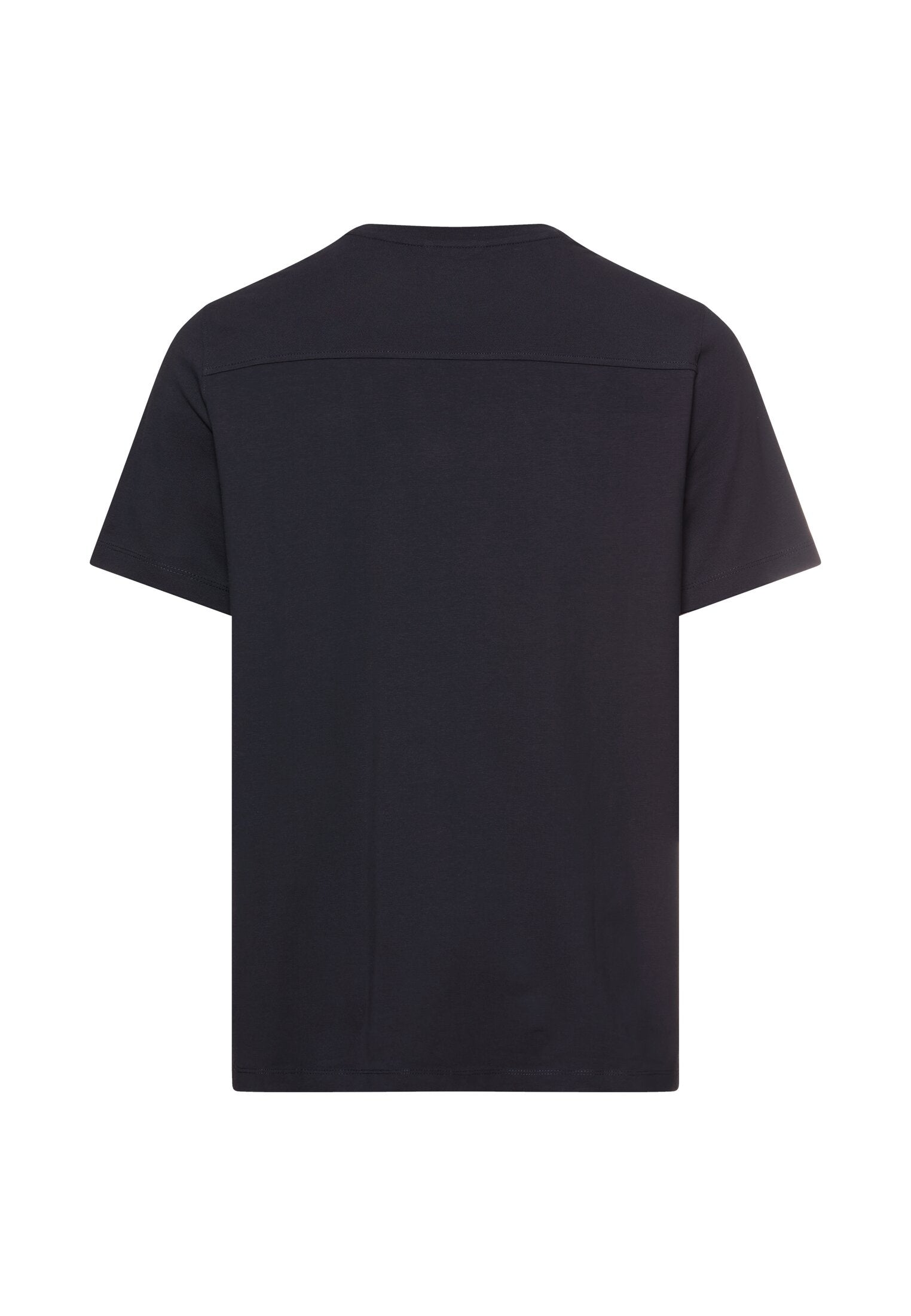 T-Shirt aus Baumwolle - 48-Dark Navy - Blau