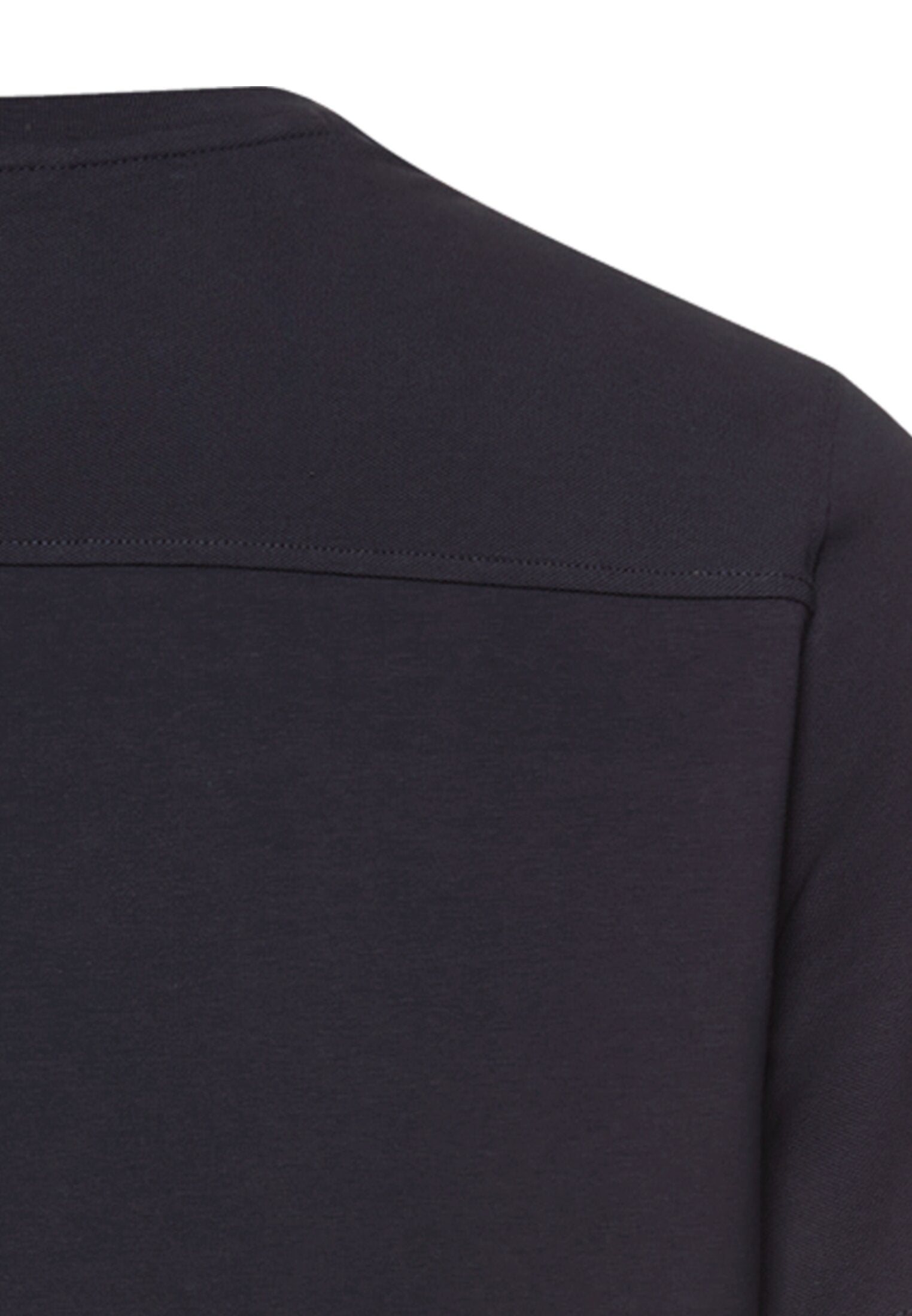 T-Shirt aus Baumwolle - 48-Dark Navy - Blau