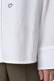 Bluse NUJUNA aus Baumwolle - 9001 - Weiß