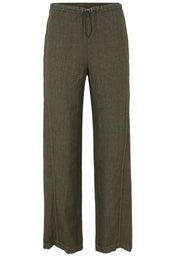 Leinenhose Straight Leg - 78-Khaki - Khaki