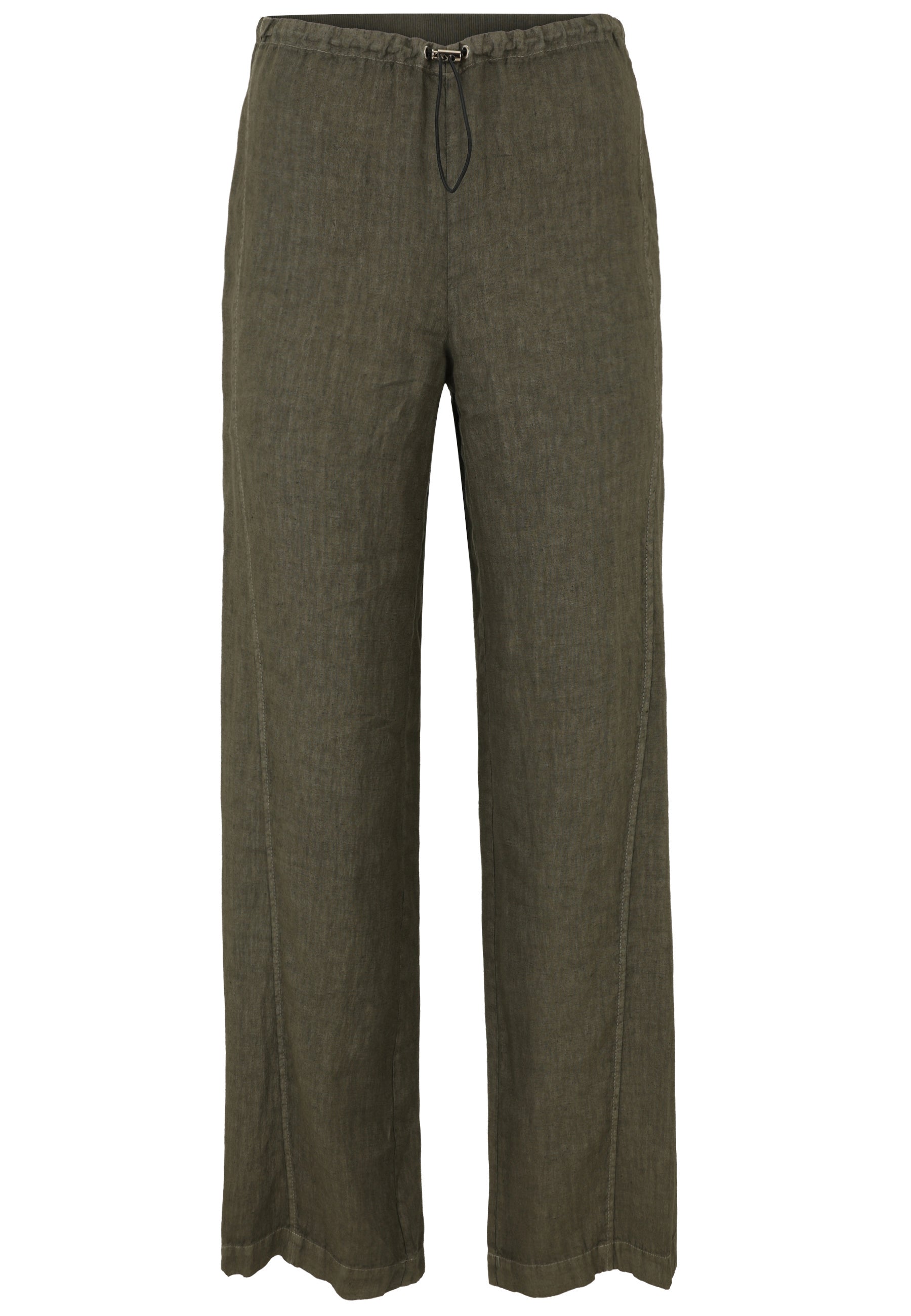 Leinenhose Straight Leg - 78-Khaki - Khaki