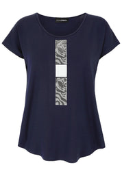 Tanktop aus Viskose - 50-Marine - Blau