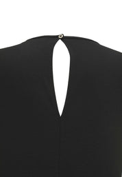 Jumpsuit Maxi aus Viskose - 91-Schwarz/WeiSS - Schwarz