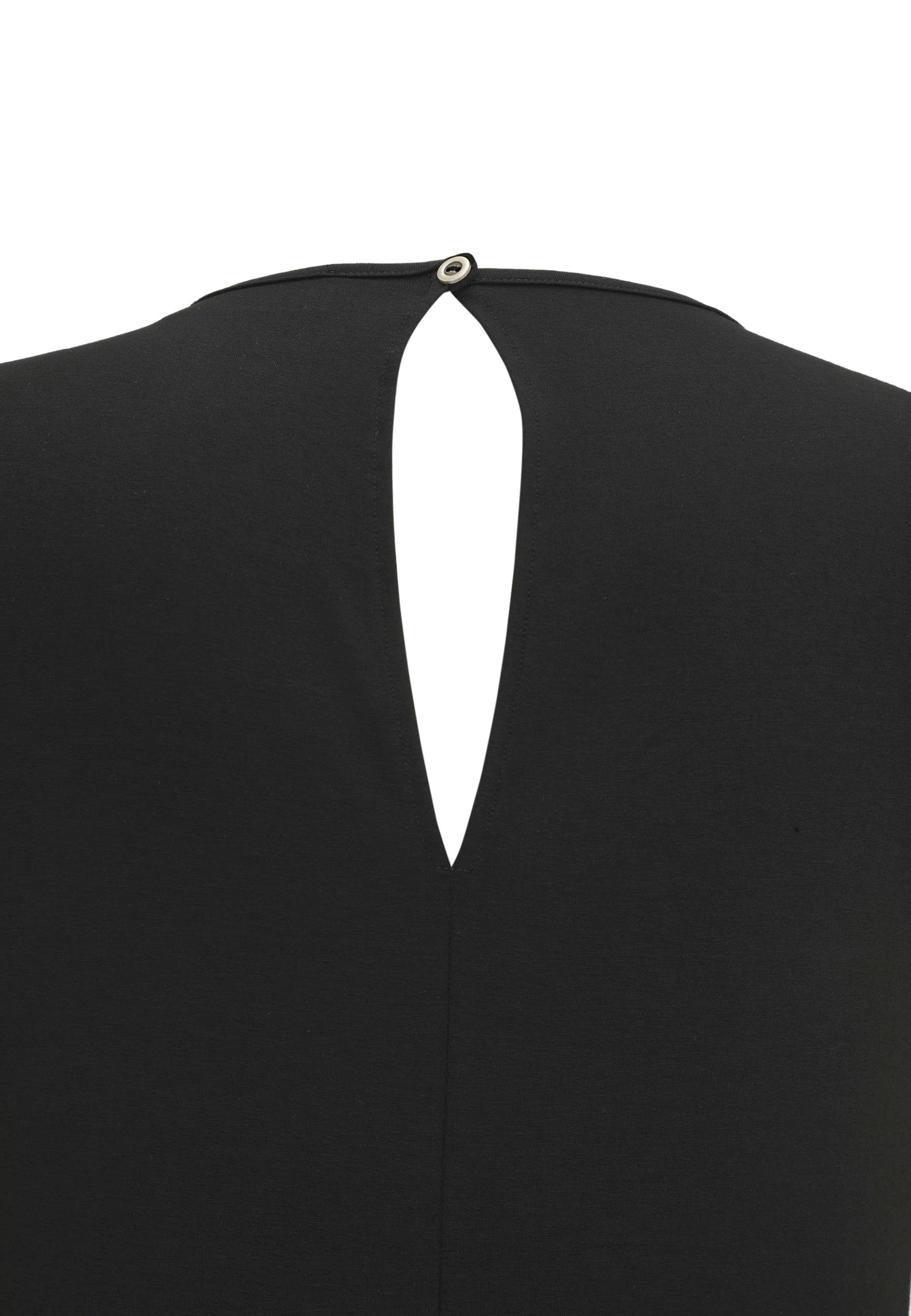 Jumpsuit Maxi aus Viskose - 91-Schwarz/WeiSS - Schwarz