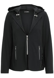 Blazer mit Kapuze - 99-Schwarz - Schwarz