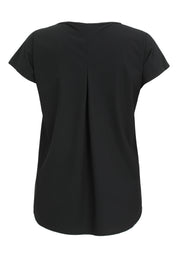 T-Shirt mit Rundhalsausschnitt - 99-Schwarz - Schwarz