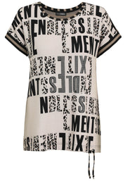 T-Shirt aus Viskose - 82-Bast - Beige