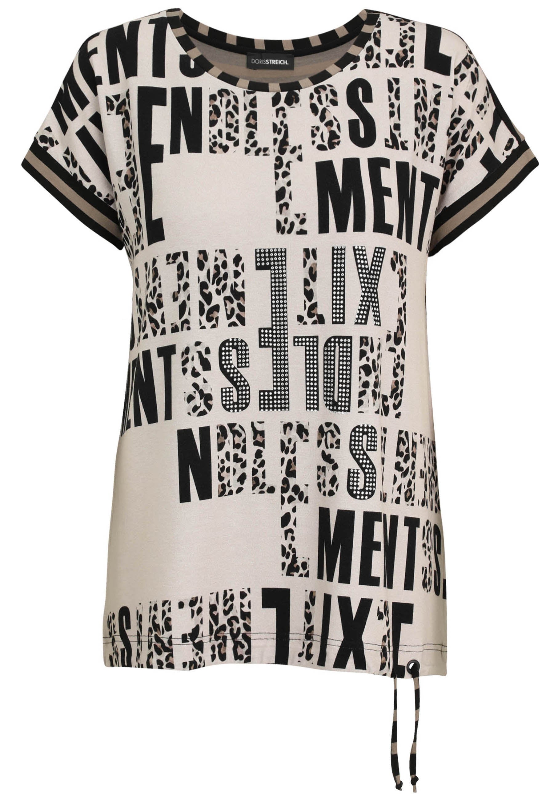 T-Shirt aus Viskose - 82-Bast - Beige