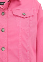 Leichte Jeansjacke - 44-Himbeere - Rot | Pink