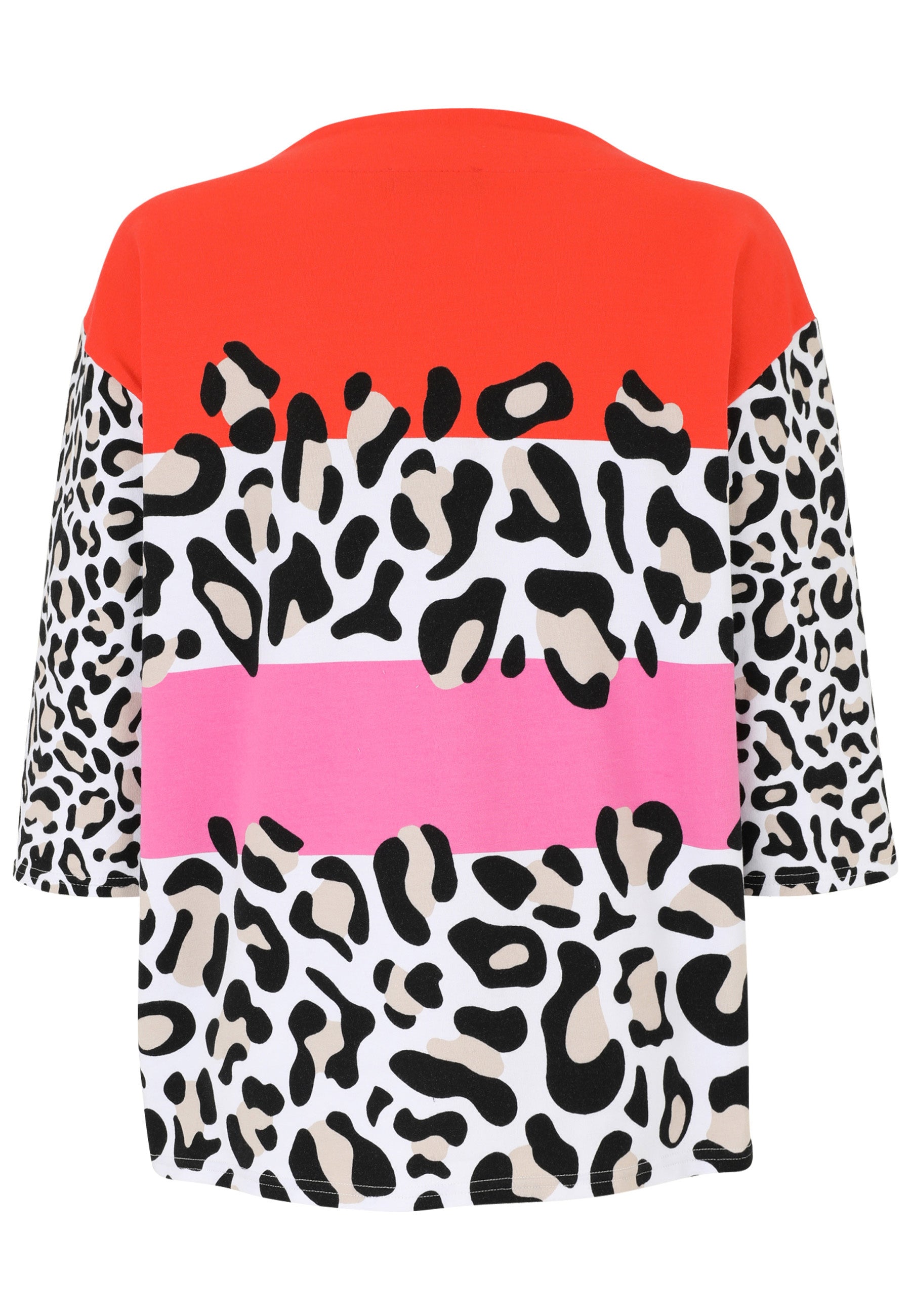 T-Shirt aus Baumwollmix - 28-Papaya - Orange