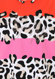 T-Shirt aus Baumwollmix - 28-Papaya - Orange