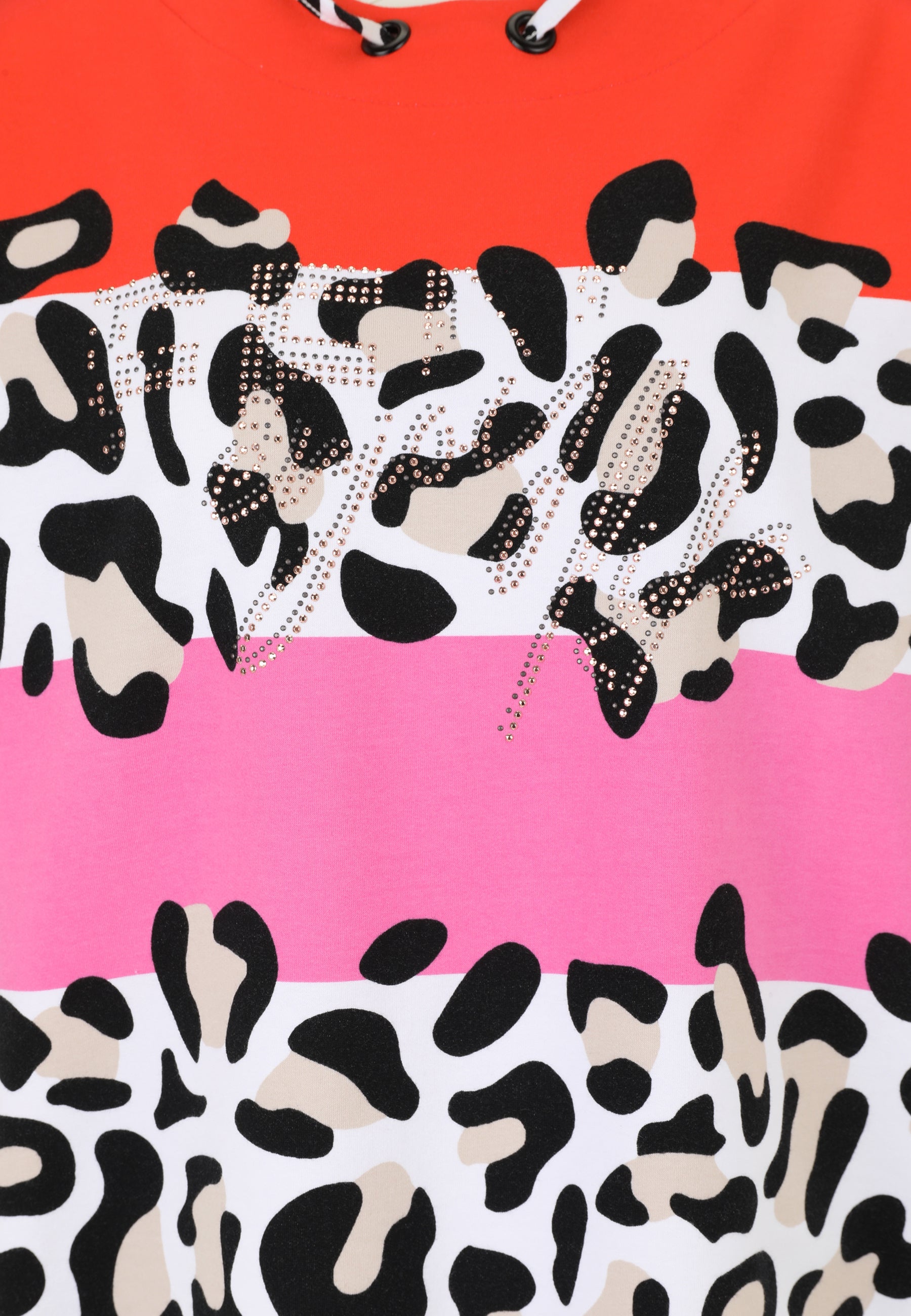 T-Shirt aus Baumwollmix - 28-Papaya - Orange