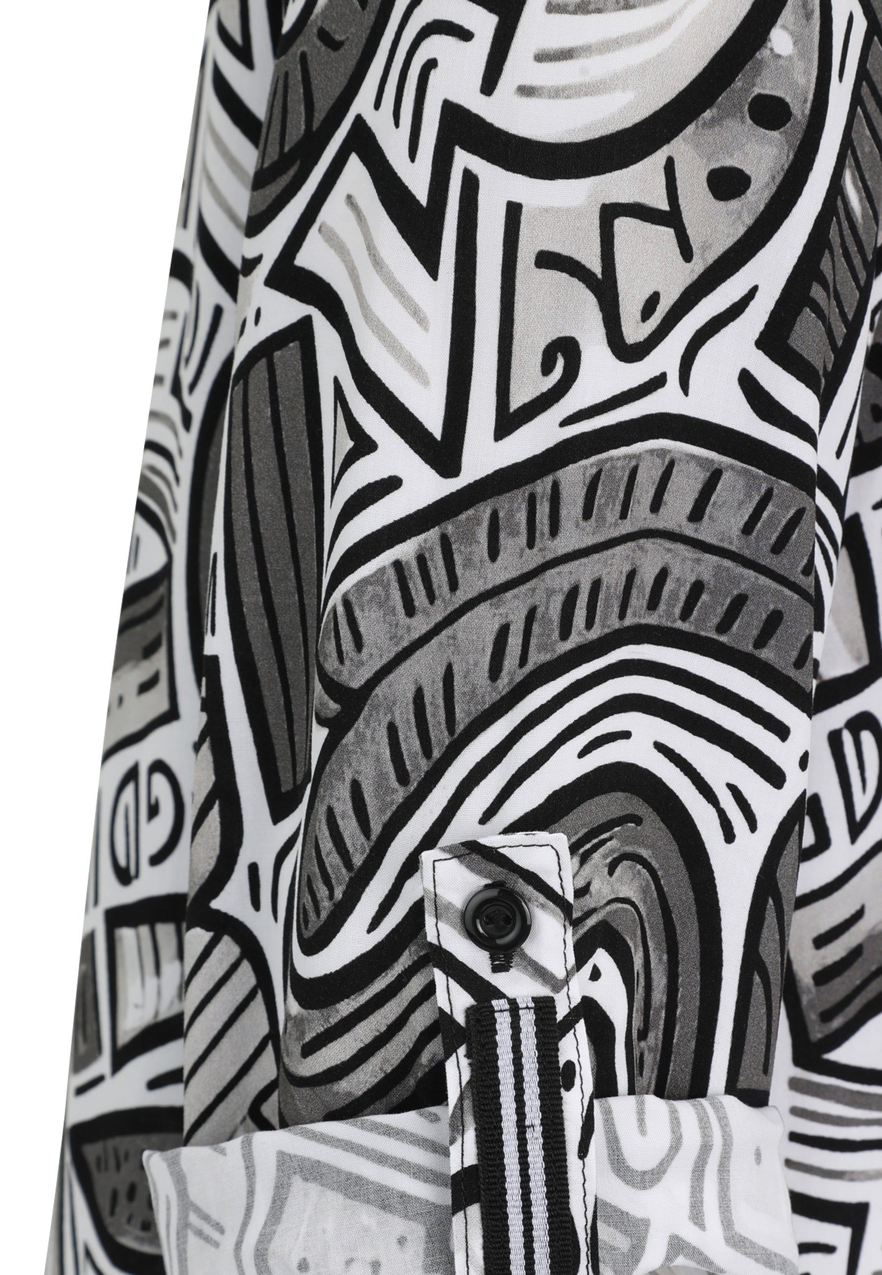 Schlupfbluse aus Viskose - 93-Grau - Grau