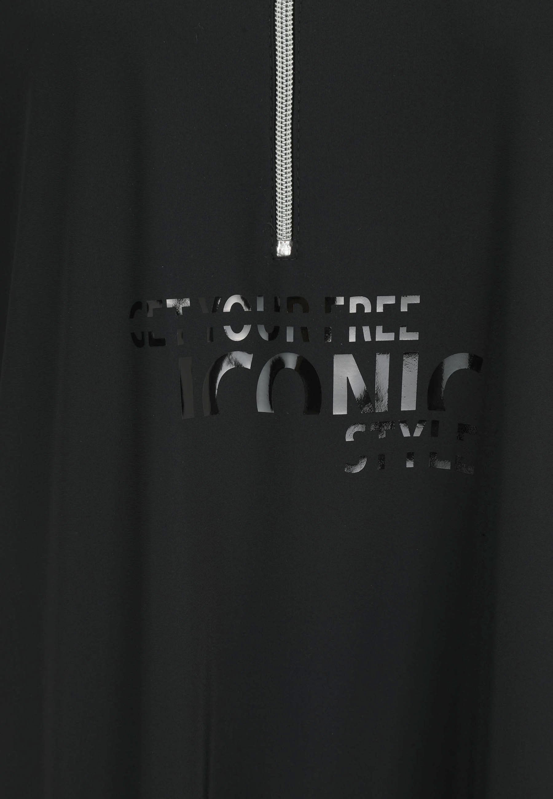 Freizeitkleid Midi - 99-Schwarz - Schwarz