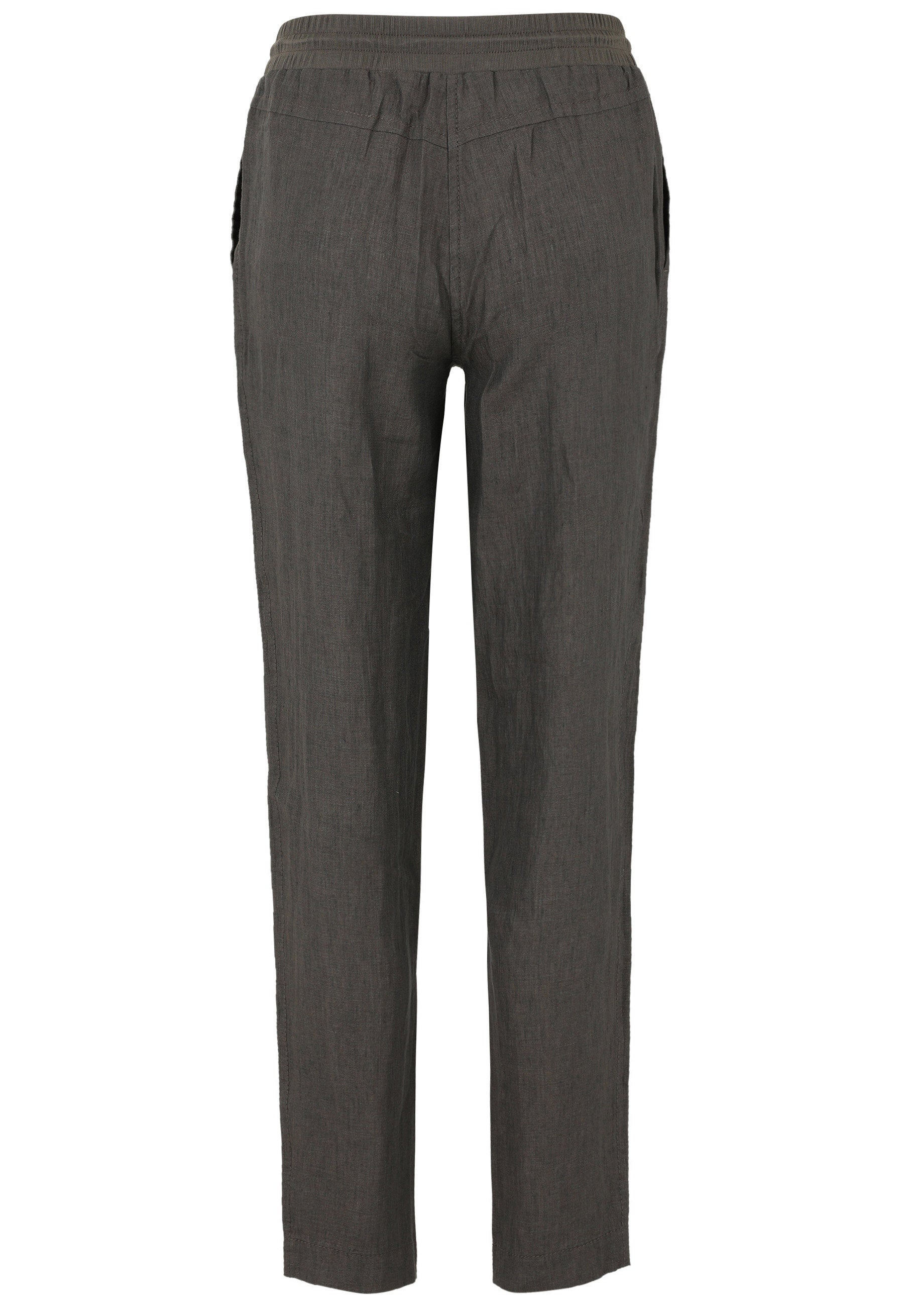 Leinenhose Relaxed Fit - 86-Taupe - Braun