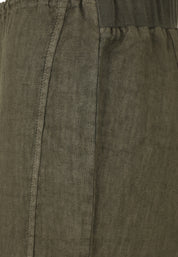 Leinenhose Straight Leg - 78-Khaki - Khaki