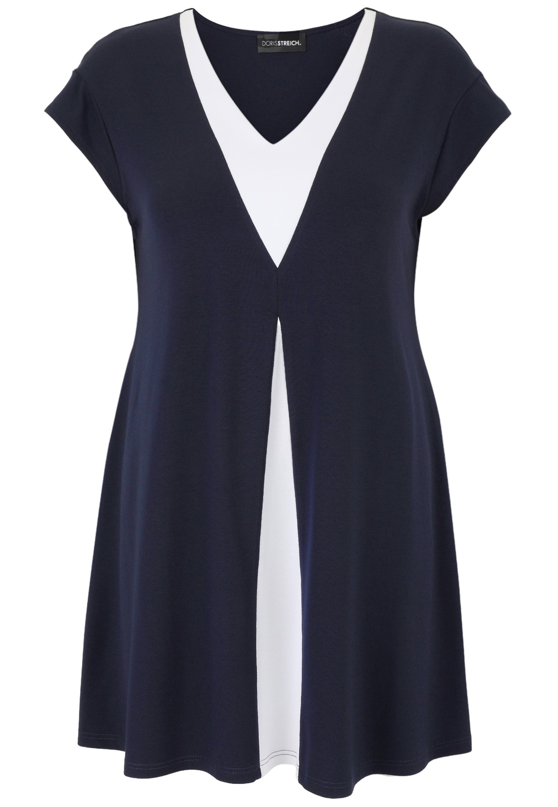 Tunika aus Visksoe - 50-Marine - Blau